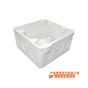 CAJA PLASTICA 4X4 BLANCA SIN INSERTO INDUMA T1202-0029 (408)