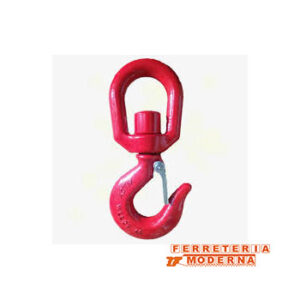 GANCHO GIRATORIO C/PESTILLO 2.0 TON ROJO GGP2