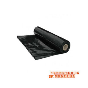 PLASTICO SEMITUBULAR NEGRO DE BAJA 150CM CAL 6 X 40 KG