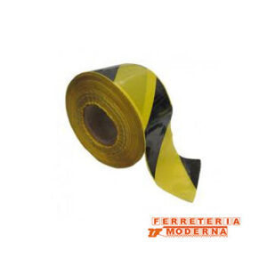 CINTA SEÑALIZACION AMAR-NEGRA PRE 300 MTS